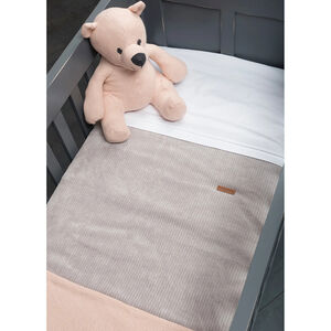 Couverture lit bébé Sense Caillou gris 