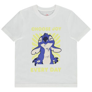 T-shirt manches courtes print Stitch Disney pour garçon 