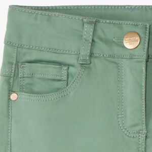 Pantalon slim en twill uni pour fille 