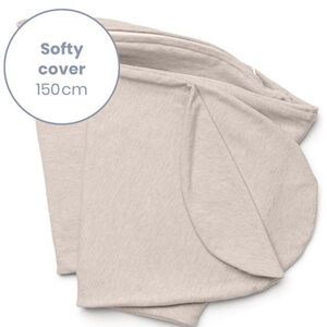 Housse de coussin Softy chine sand 