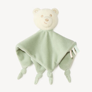 Doudou zakdoek beer van velours voor baby's 