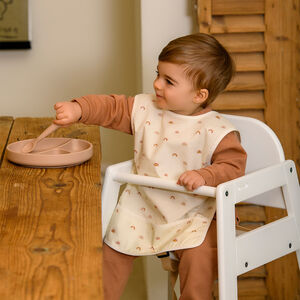 Bavoir intégral imperméable imprimé arc-en-ciel 