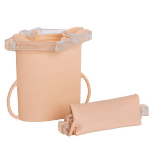 Set van 2 Herbruikbaar Bewaarzakken Yummy Bag 230ML Blush 
