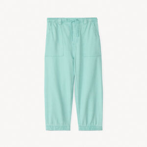 Effen twill broek met smalle enkels voor baby jongen 