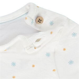 Set van 2 delen body met korte mouwen + romper voor baby jongen 