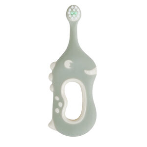 Ergonomische tandenborstel 6M+ Groene dinosaurus 