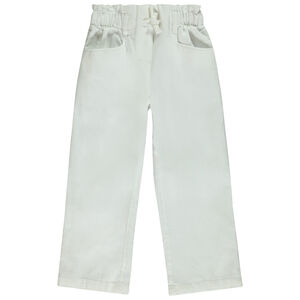 Brede broek met elastische taille voor meisjes 