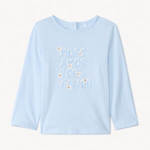 T-shirt manches longues printé pour bébé fille 