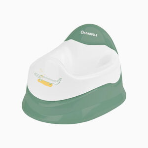 Pot d'apprentissage avec cuvette amovible - Crocodile vert 