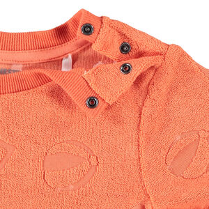 Ensemble 2 pièces en éponge effet dévoré pour bébé garçon 