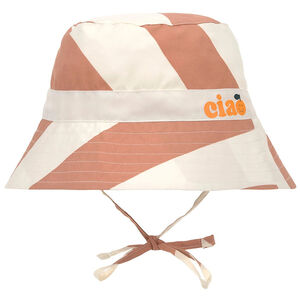 UV-zonnehoed T41/44 Stripes Clay/Sea Salt 