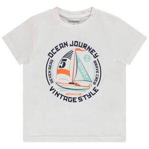 T-shirt manches courtes en jersey avec print fantaisie garçon 