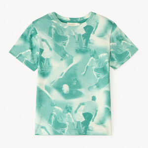 T-shirt manches courtes photoprint skateboard pour garçon 