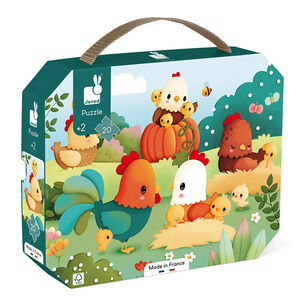 Puzzle 20 pièces Bienvenue à la basse-cour 