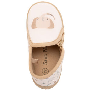 Laarsjes met rits en olifantenprint voor baby jongen 