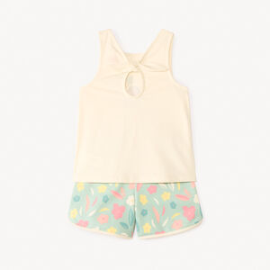 Tweedehands 2-delig set van een tanktop + short Vaiana Disney voor meisjes 