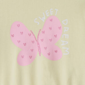 Sweat molleton oversize printé pour bébé fille 