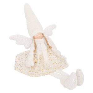 Decoratieve engelpop 56 cm 