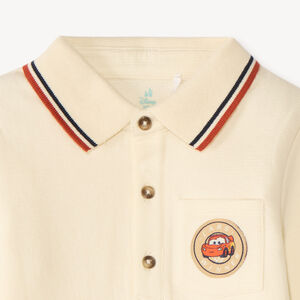 Polo manches longues bébé garçon badge Flash McQueen Disney Pixar 