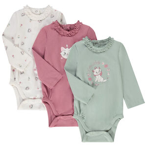 Set van 3 lange mouwen bodies Marie Disney voor meisjes 