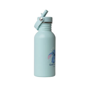 Gourde isotherme avec paille 500ml Stitch Disney bleu 
