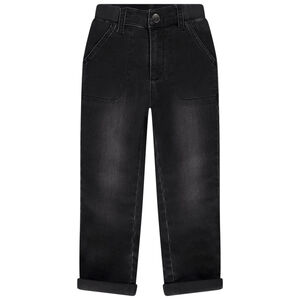 Jean droit avec doublure en jersey pour garçon 