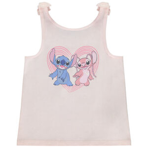 Mouwloos shirt met Stitch & Angel van Disney voor meisjes 