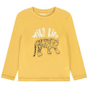 Lange mouwen T-shirt met print en patch voor jongens 