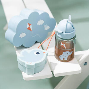 Done By Deer Playground snackset blauw met 2 lunchboxen en 1 drinkfles 
