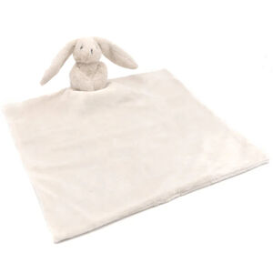 Knuffeldoek Konijn super zacht - Warm Grey - 35x35 cm 