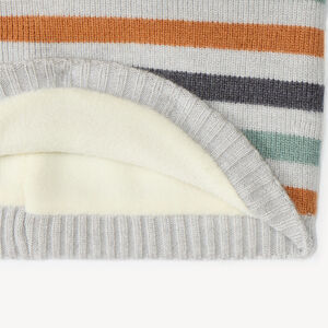 Snood polaire bébé garçon à rayures 