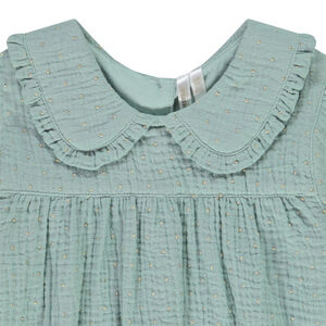 Tuniek lange mouwen met gouden stippen voor baby meisje 