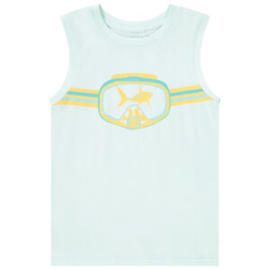 Jersey tanktop met fantasieprint voor jongens 