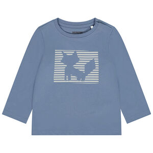 Langarm T-shirt met fantasiedruk voor babyjongen 