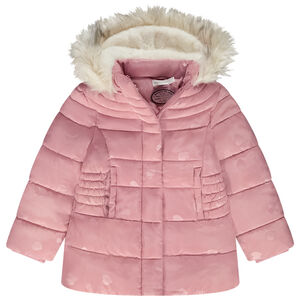 Doudoune Grand Froid imprimé cœurs pour fille 