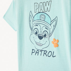 T-shirt met korte mouwen met print van Chase van Paw Patrol voor jongens 