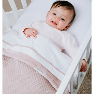 Couverture lit bébé Teddy Sky Urban Taupe 