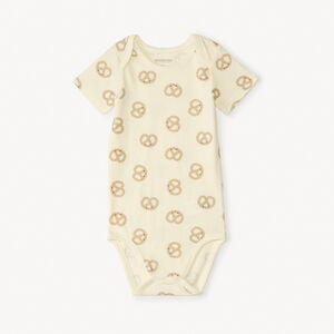Lot de 3 bodies manches courtes petit-déjeuner pour bébé fille 