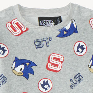Sonic velours pyjama set voor jongens 