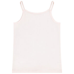 Mouwloos T-shirt in jersey met bloemen meisjes 