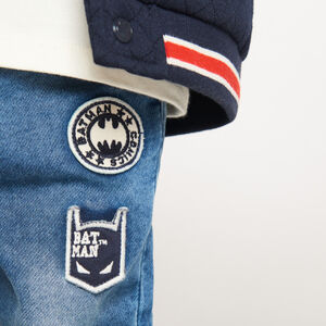 Batman Warner slim fit jeans voor babyjongens stone kleur 