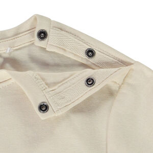 T-shirt met lange mouwen puff print dinosaurus voor baby jongen 