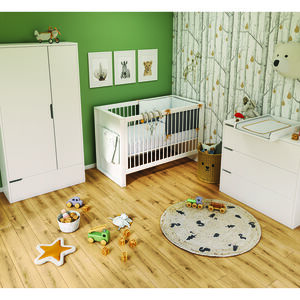 Parure de lit avec housse de couette et taie d'oreiller Nos petits amis 