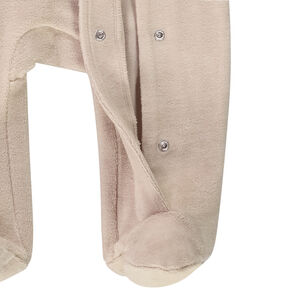 Dors-bien en velours avec broderie pour bébé 