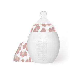 Biberon 330ml anti-colique en silicone Graouu Pink 