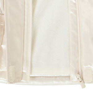 Parka gomme à capuche effet vinyle pour bébé fille 