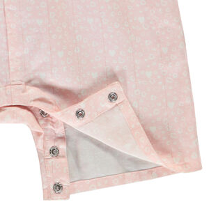 Korte jumpsuit in viscose voile met ruche voor meisjes 