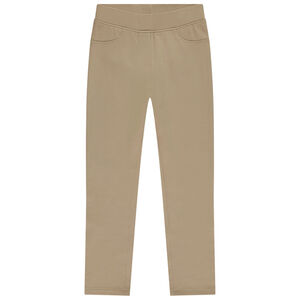 Jegging uni en molleton pour fille  