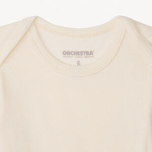 Set van 5 effen bodies met lange mouwen voor baby 