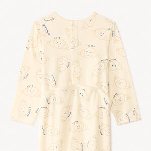 Set van 2 lange mouwen pyjama's met croissantmotief voor babyjongens (verschillende openingen afhankelijk van de leeftijd) 